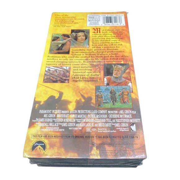 Braveheart sealed 2 VHS box set - Picture 3 of 6